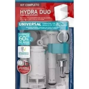 Reparo Kit Completo Duplo Acion. Caixa Acoplada Universal Deca Hydra Duo Acionamento Duplo