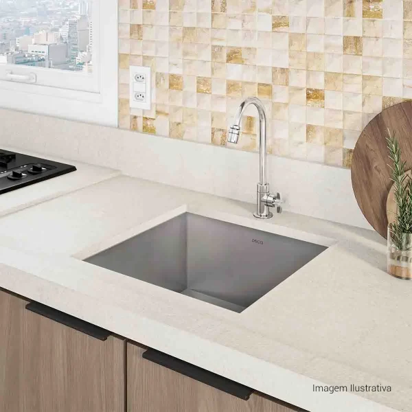 Torneira de Mesa para Cozinha Max Cromado 1167.C34 - Imagem 2
