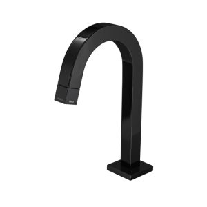 Torneira De Mesa Bica Baixa Para Lavatório Tube Black Noir 1197.BL.TUB.NO