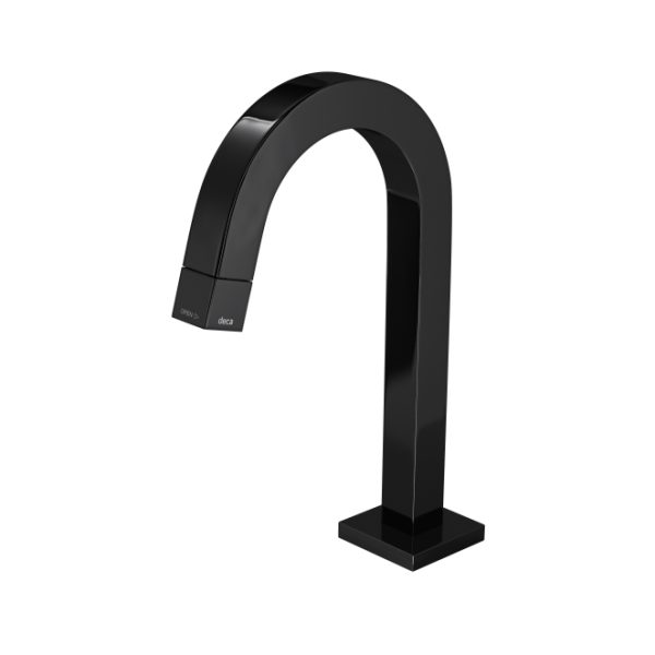 Torneira De Mesa Bica Baixa Para Lavatório Tube Black Noir 1197.BL.TUB.NO