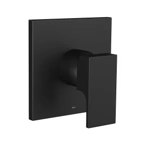 Acabamento Monocomando de Chuveiro para Alta e Baixa Pressão Unic Black Matte