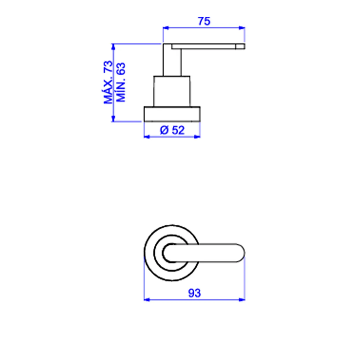 Acabamento para Registro de Gaveta e Pressão 1/2, 3/4" Flex Plus Cromado - Imagem 3