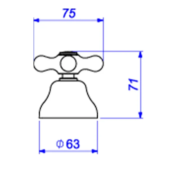 Acabamento para Registro de Gaveta e Pressão até 1/2, 3/4 E 1" Belle Époque Cromado - Imagem 2