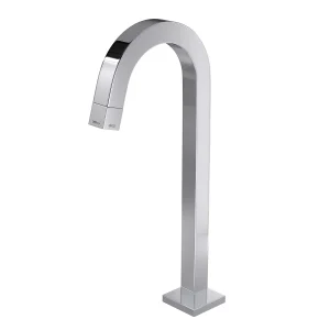 Torneira de Mesa Bica Alta para Lavatório Tube Cromado