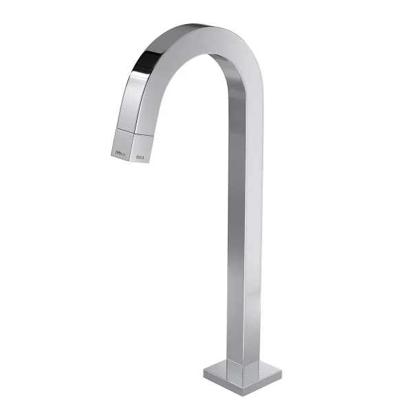 Torneira de Mesa Bica Alta para Lavatório Tube Cromado