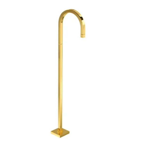 Torneira curva de piso Tube Gold